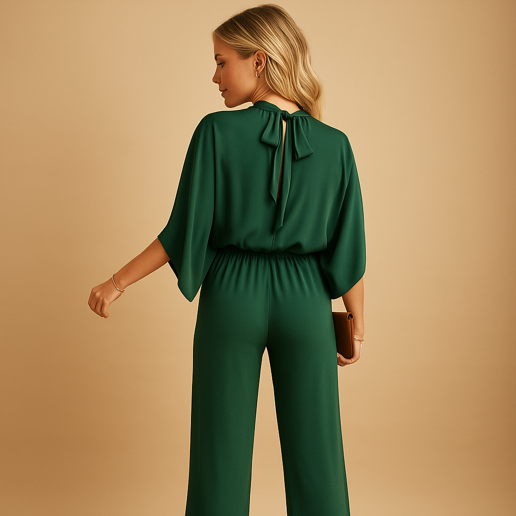 Elegante dames jumpsuit met lange mouwen | Veerle 4