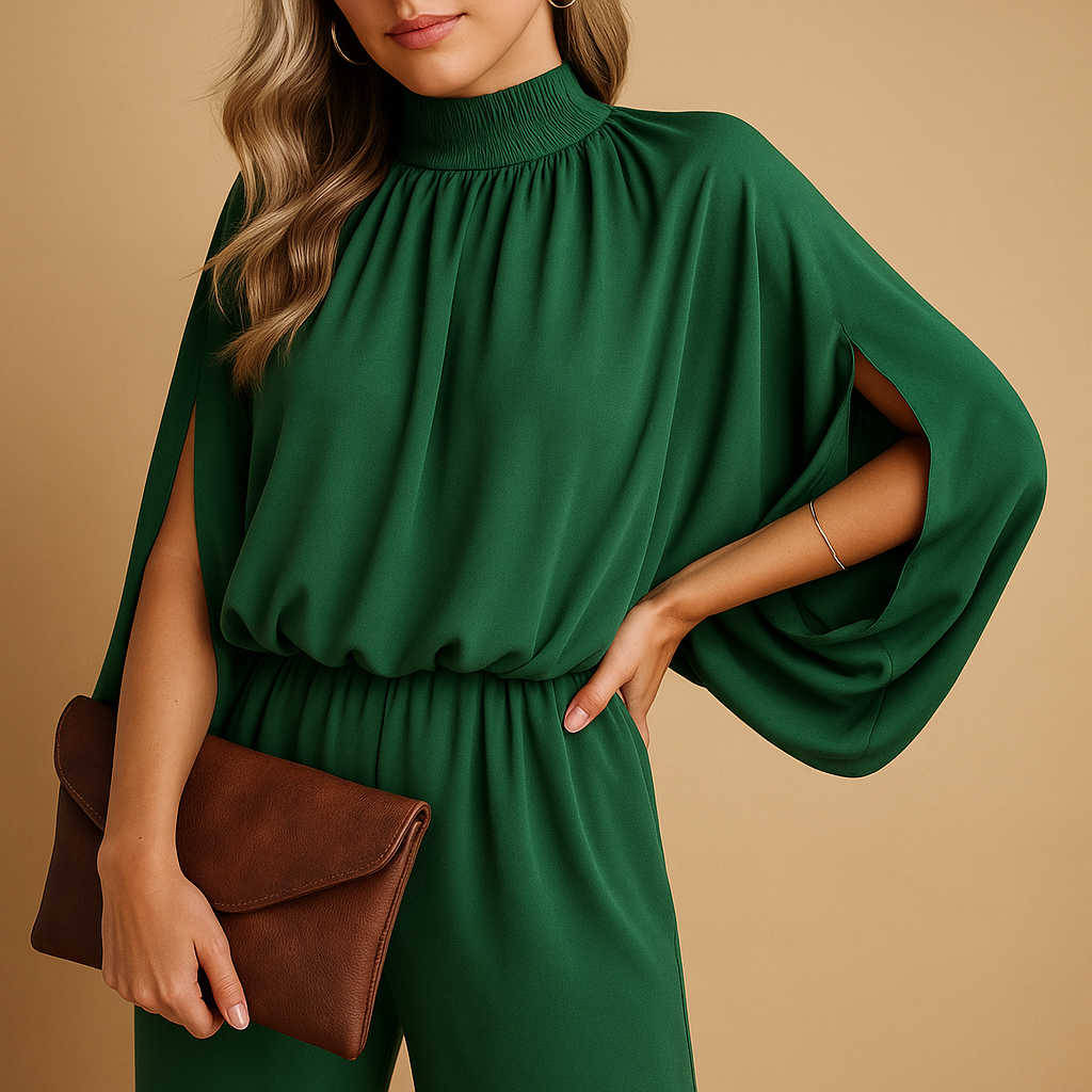 Elegante dames jumpsuit met lange mouwen | Veerle 3