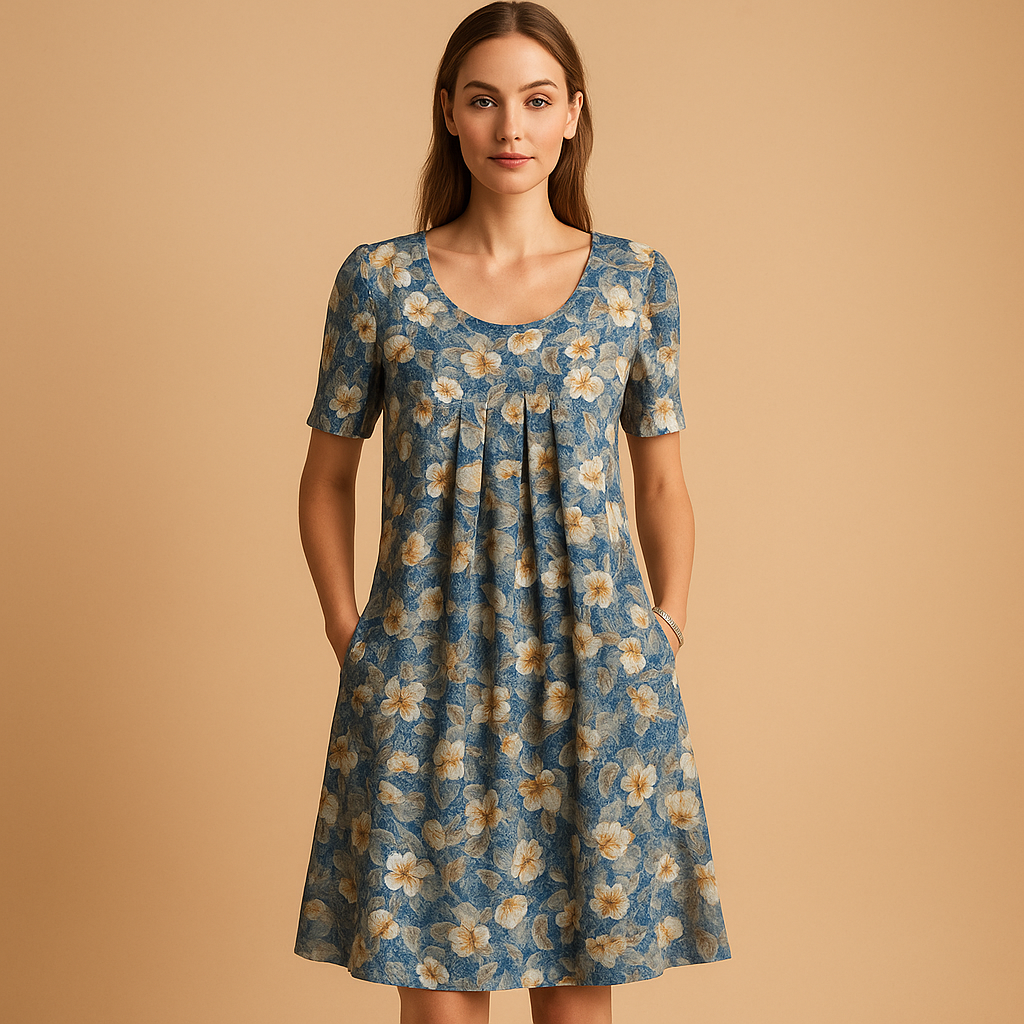 Zomerjurkjes van Katoen met Speelse Prints voor Dames | Janne 5