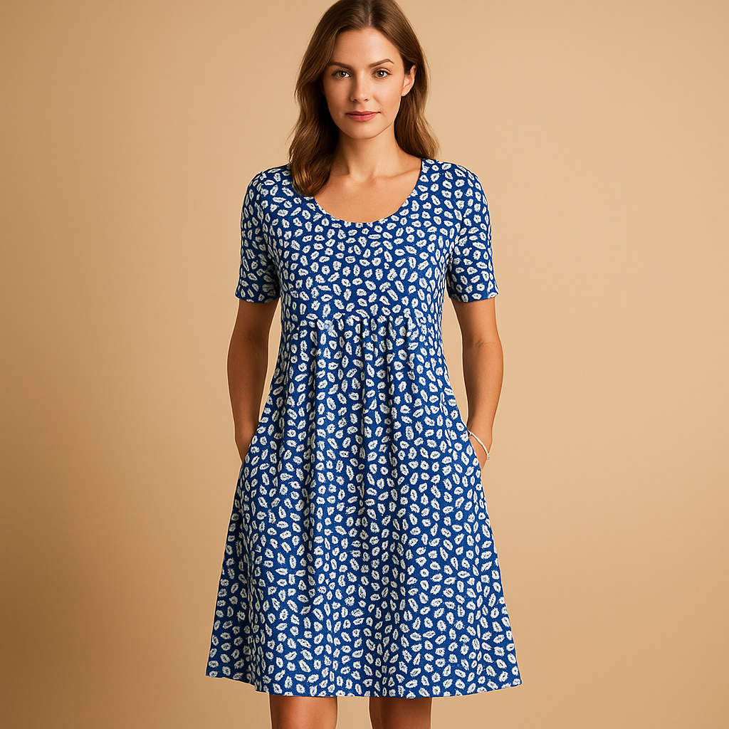 Zomerjurkjes van Katoen met Speelse Prints voor Dames | Janne 3