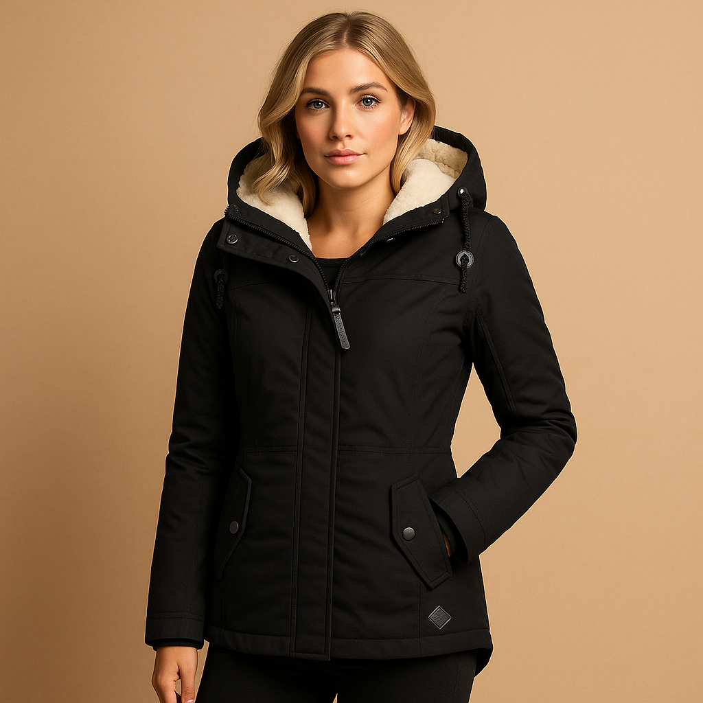Lange winterjas dames met hoogwaardige isolatie en elegantie | Manon 3