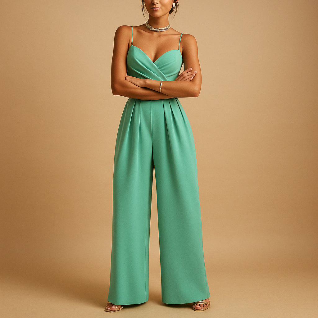 Jumpsuit Dames Zomer met Verstelbare Bandjes en Flatterende Pasvorm | Milou 4