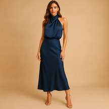 Dames Jurken Zomer in Ademend Design met Flatterende Pasvorm | Elise 5