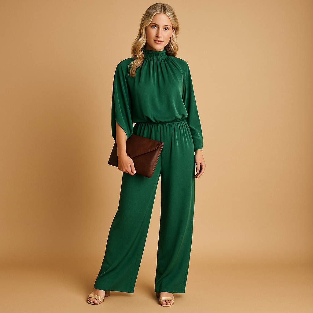 Elegante dames jumpsuit met lange mouwen | Veerle 2