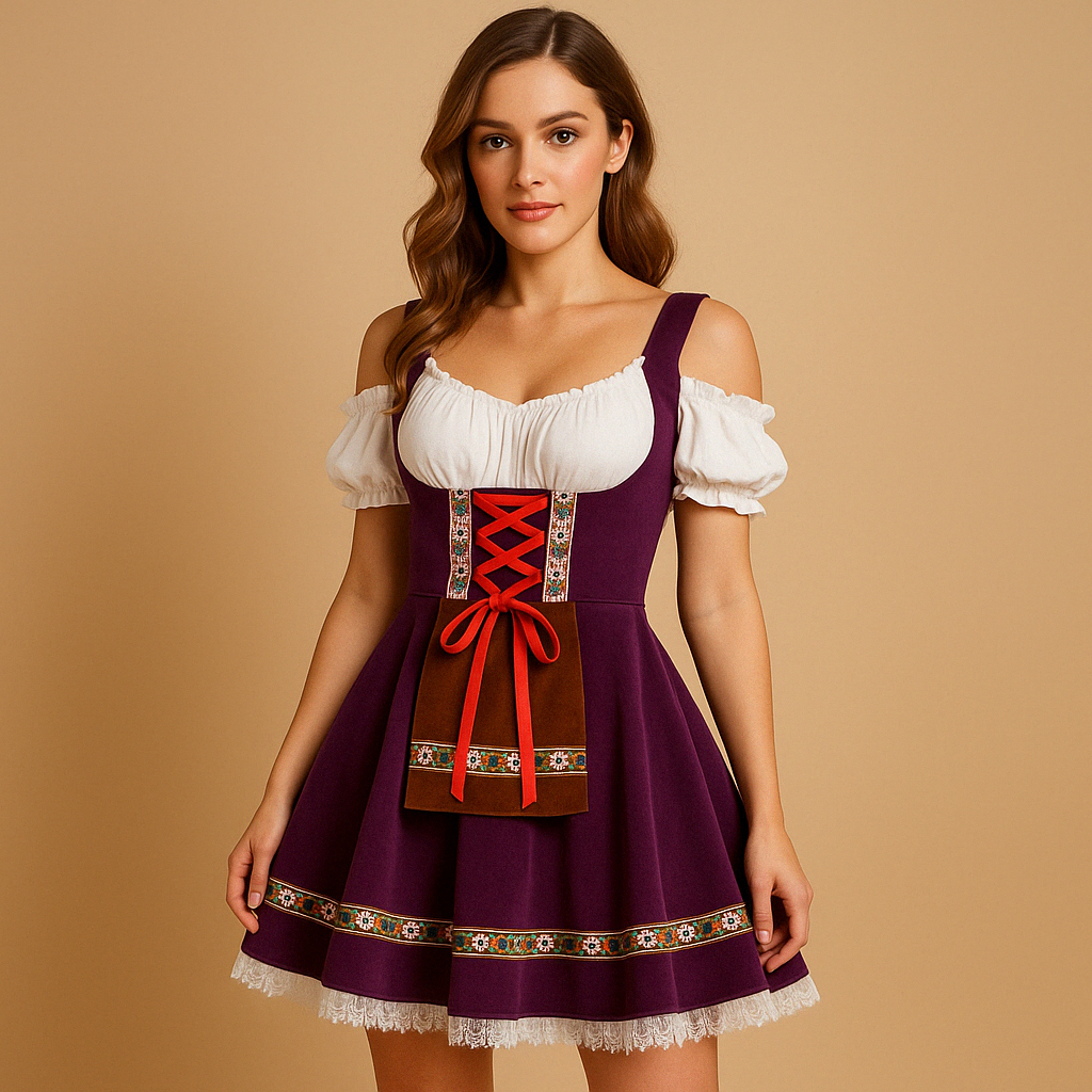 Traditionele Oktoberfest outfit voor dames met flatterende pasvorm | Annelies 2