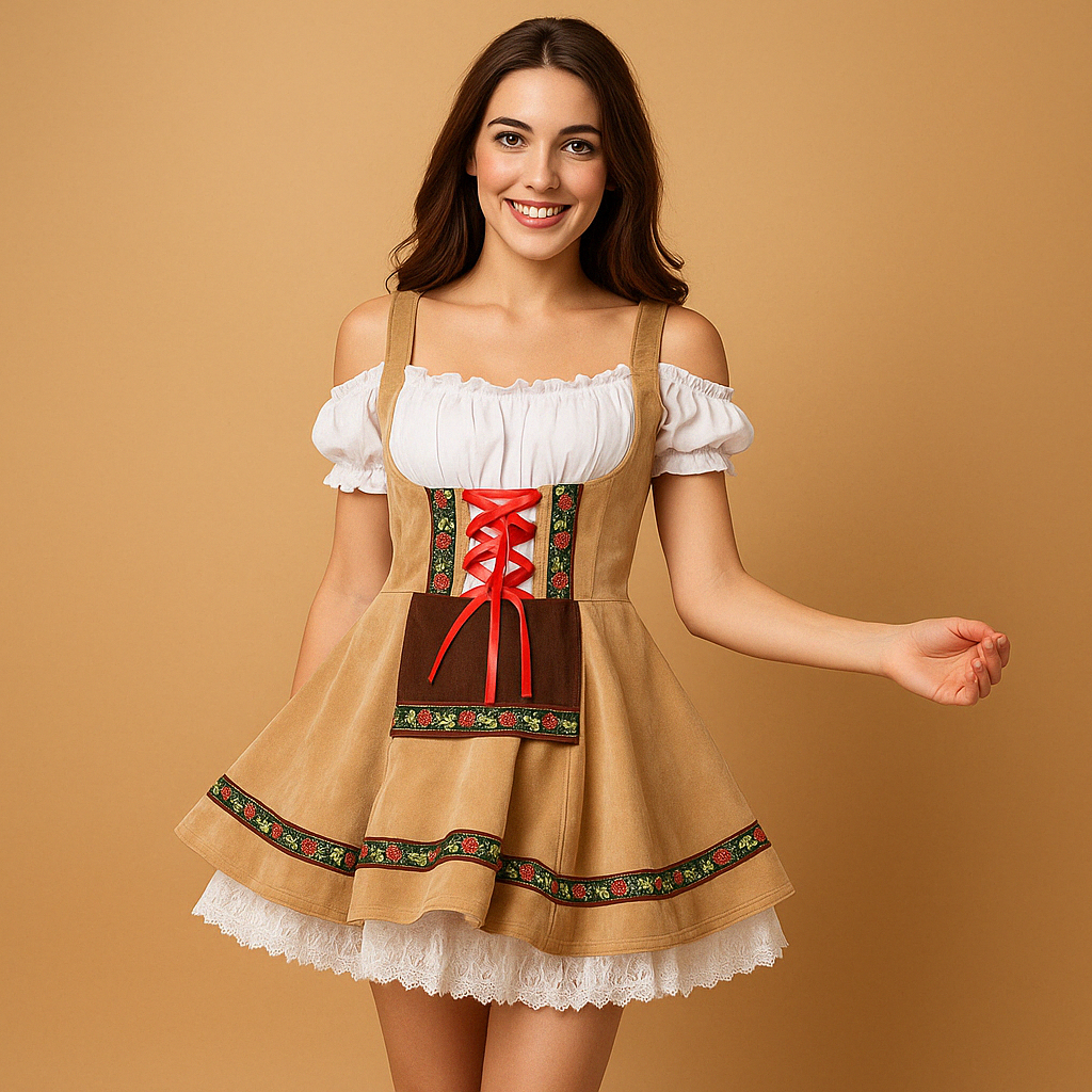 Traditionele Oktoberfest outfit voor dames met flatterende pasvorm | Annelies 1