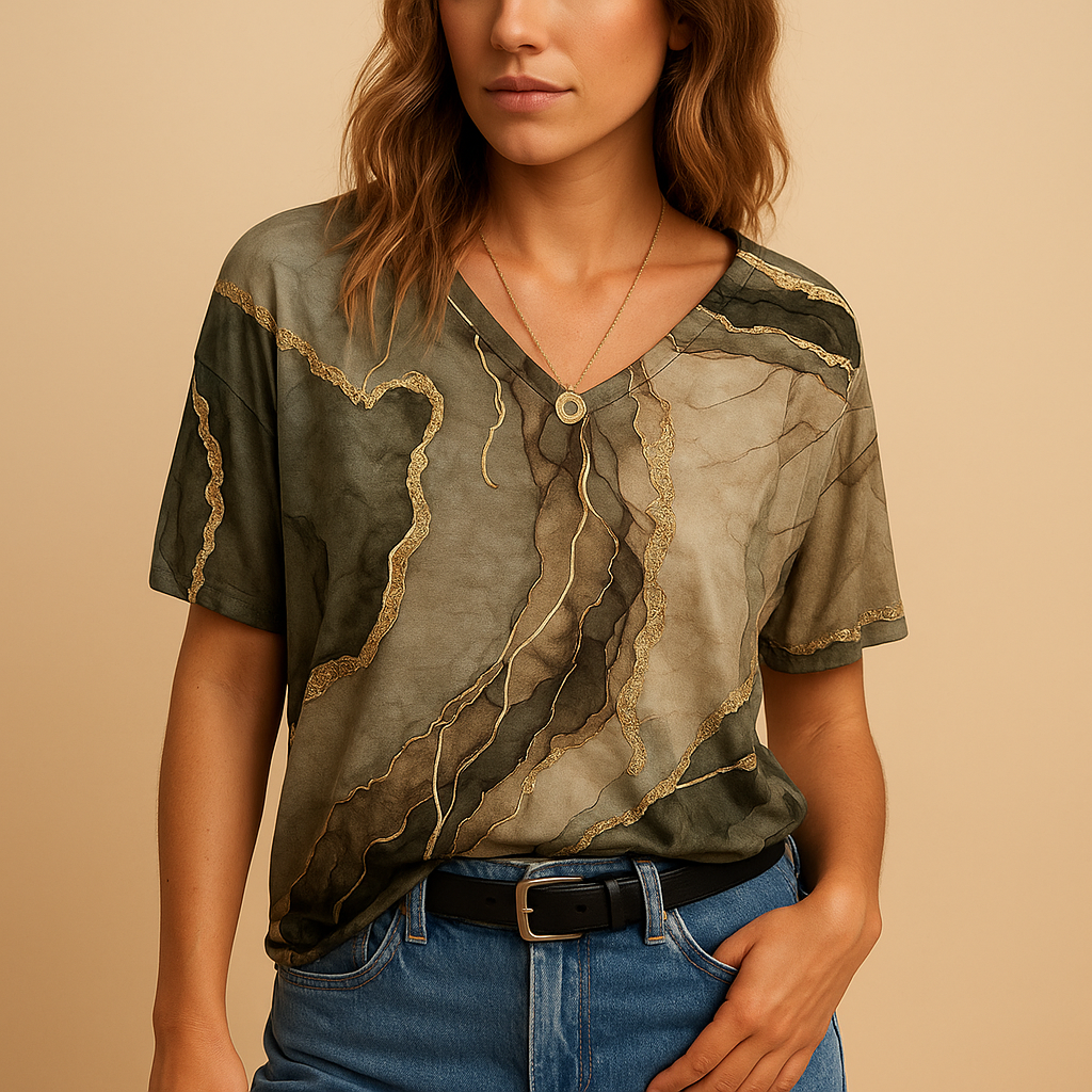 Dames top in Luchtige Boho-Stijl met Verfijnde Details | Marissa 2