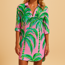 Variant image for Zomerjurk Dames met Bohemian Print en V-hals | Yara-57