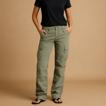 Cargo broek dames met ruime zakken en comfortabele pasvorm | Paloma 3