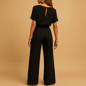 Feestelijke jumpsuit dames met losvallende mouwen | Nina 3