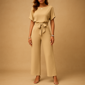 Feestelijke jumpsuit dames met losvallende mouwen | Nina 5