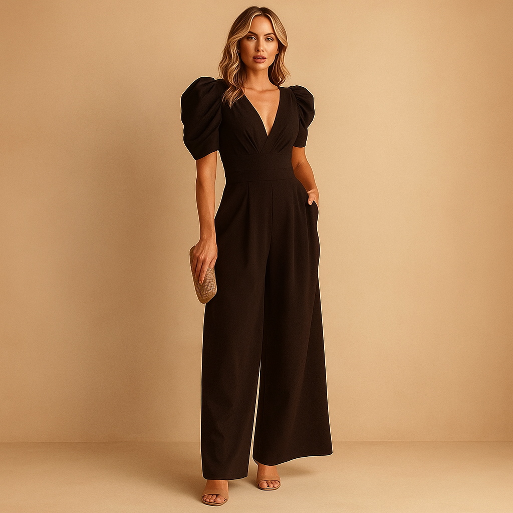 Feestelijke jumpsuit dames met getailleerde pasvorm | Isig 2