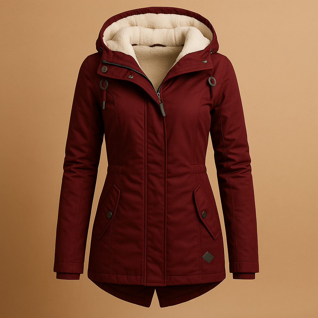 Lange winterjas dames met hoogwaardige isolatie en elegantie | Manon 2