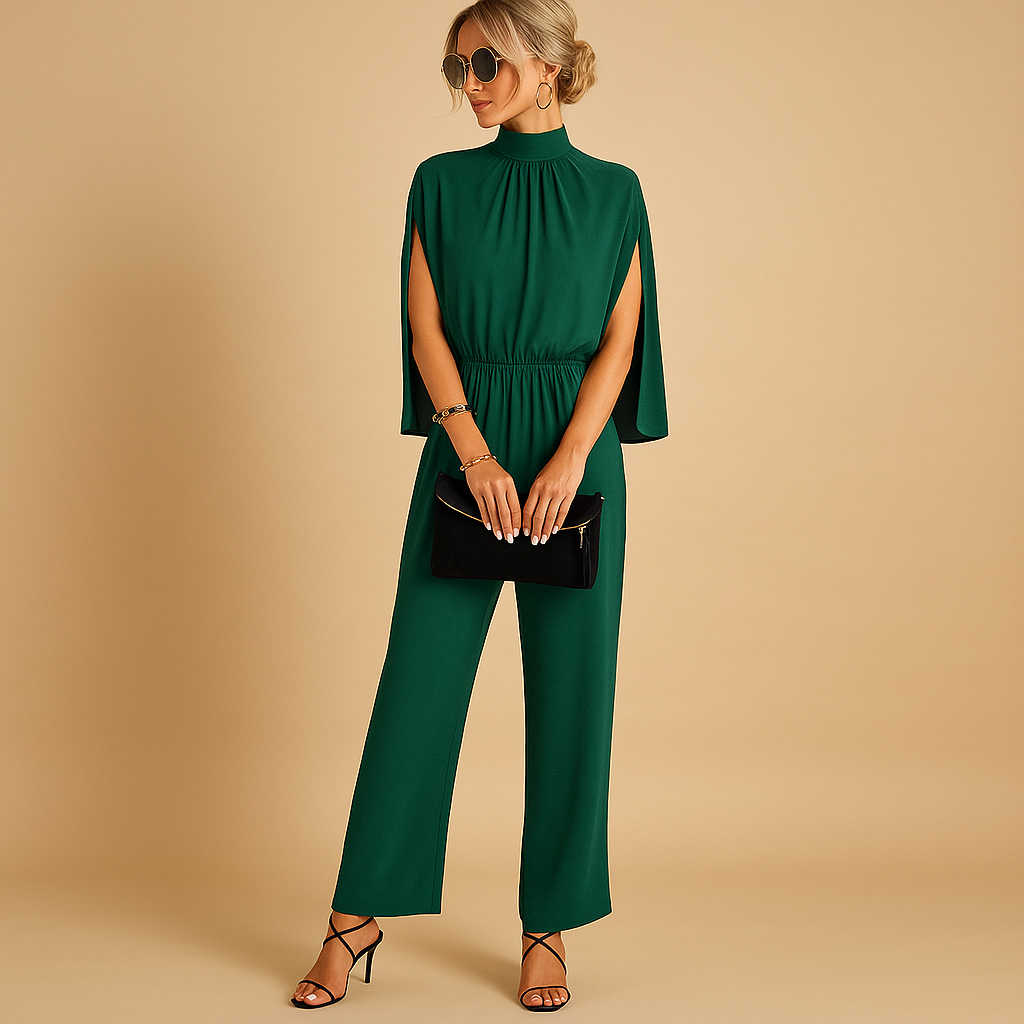 Lichte zomerjumpsuit met verstelbare bandjes en zakken | Fenna 2