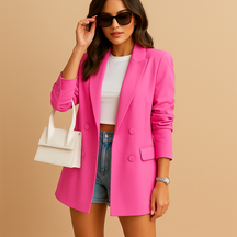 Zwarte blazer dames met relaxte pasvorm voor elke gelegenheid | Veerle 4
