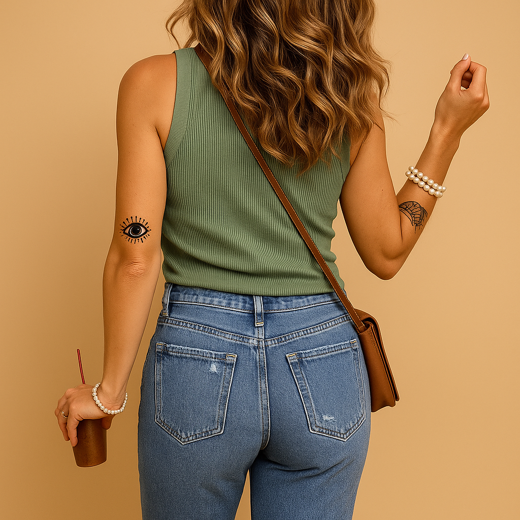 Ademend tanktop dames met U-hals en slanke pasvorm | Liva 2