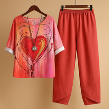 Tweedelige set dames voor ultiem comfort en een elegante uitstraling | Nena 2