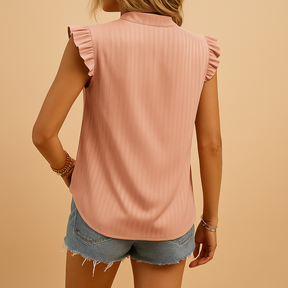 Mouwloze top met bohemien patroon voor een stijlvolle zomerlook | Zara 6
