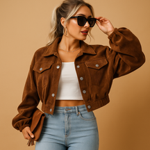 Dames jas winter met warme voering en elegante pasvorm | Marlou 4