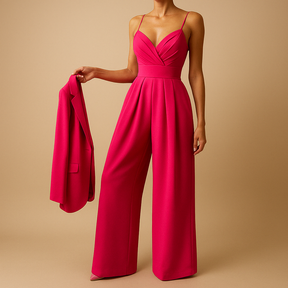 Variant image for Jumpsuit Dames Zomer met Verstelbare Bandjes en Flatterende Pasvorm | Milou-26