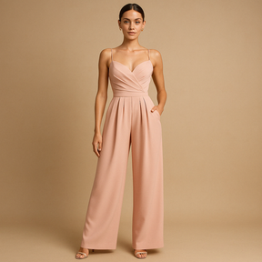 Jumpsuit Dames Zomer met Verstelbare Bandjes en Flatterende Pasvorm | Milou 3