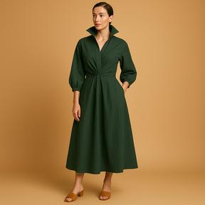 A-lijn Jurk Dames in Vintage Stijl van Lichtgewicht Materiaal | Elise 4
