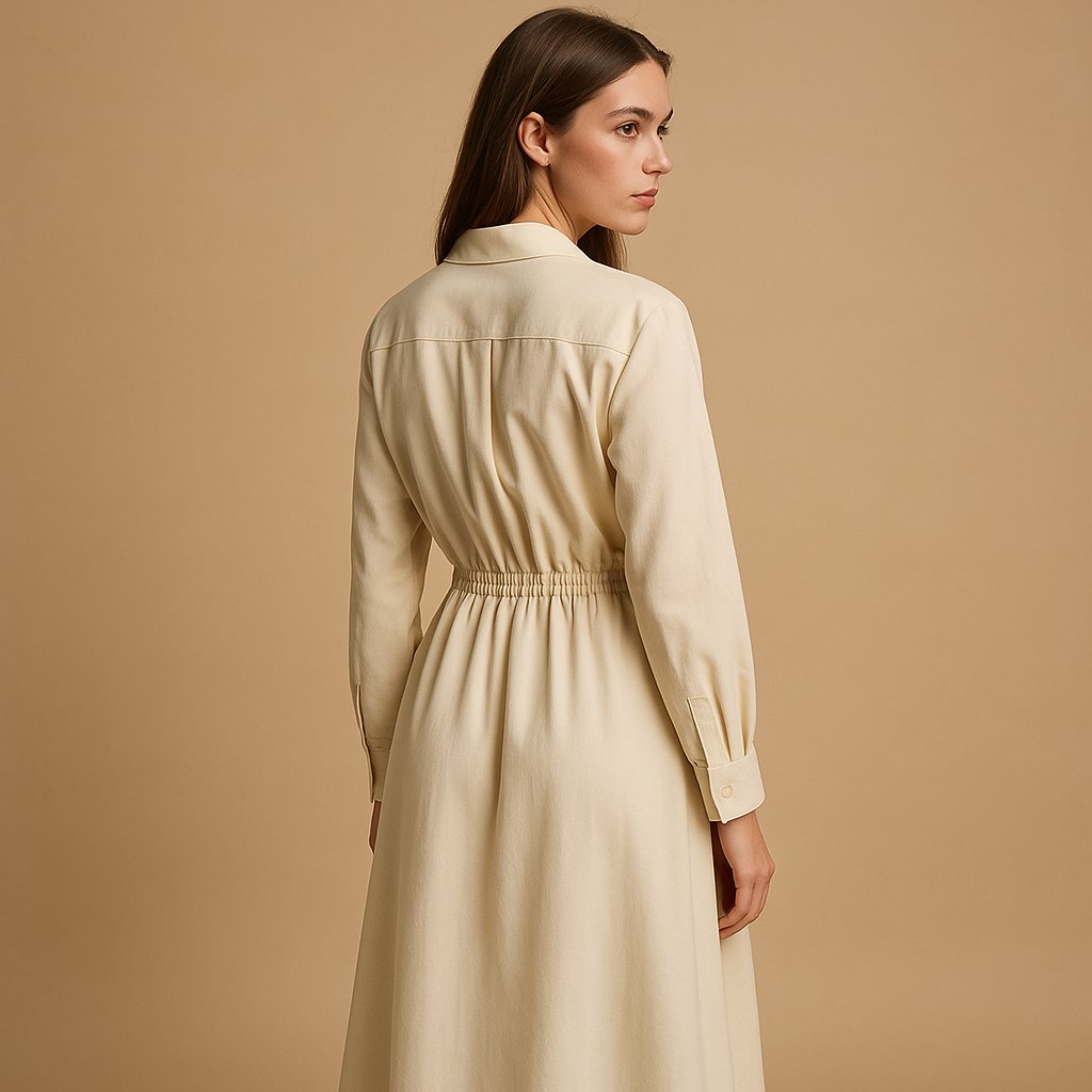 A-lijn Jurk Dames in Vintage Stijl van Lichtgewicht Materiaal | Elise 2