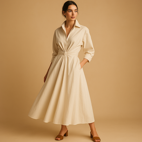 A-lijn Jurk Dames in Vintage Stijl van Lichtgewicht Materiaal | Elise 1