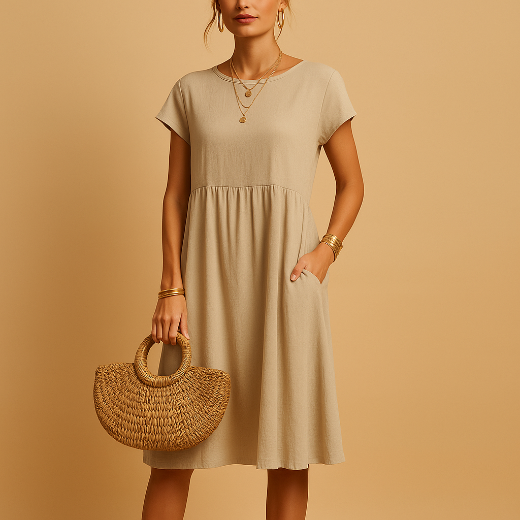 Zomerjurk Dames van Lichte Stof met Elegante Pasvorm | Yara 2